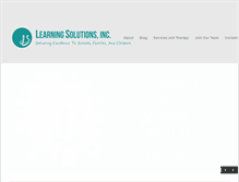 Tablet Screenshot of learningsolutionsaz.com